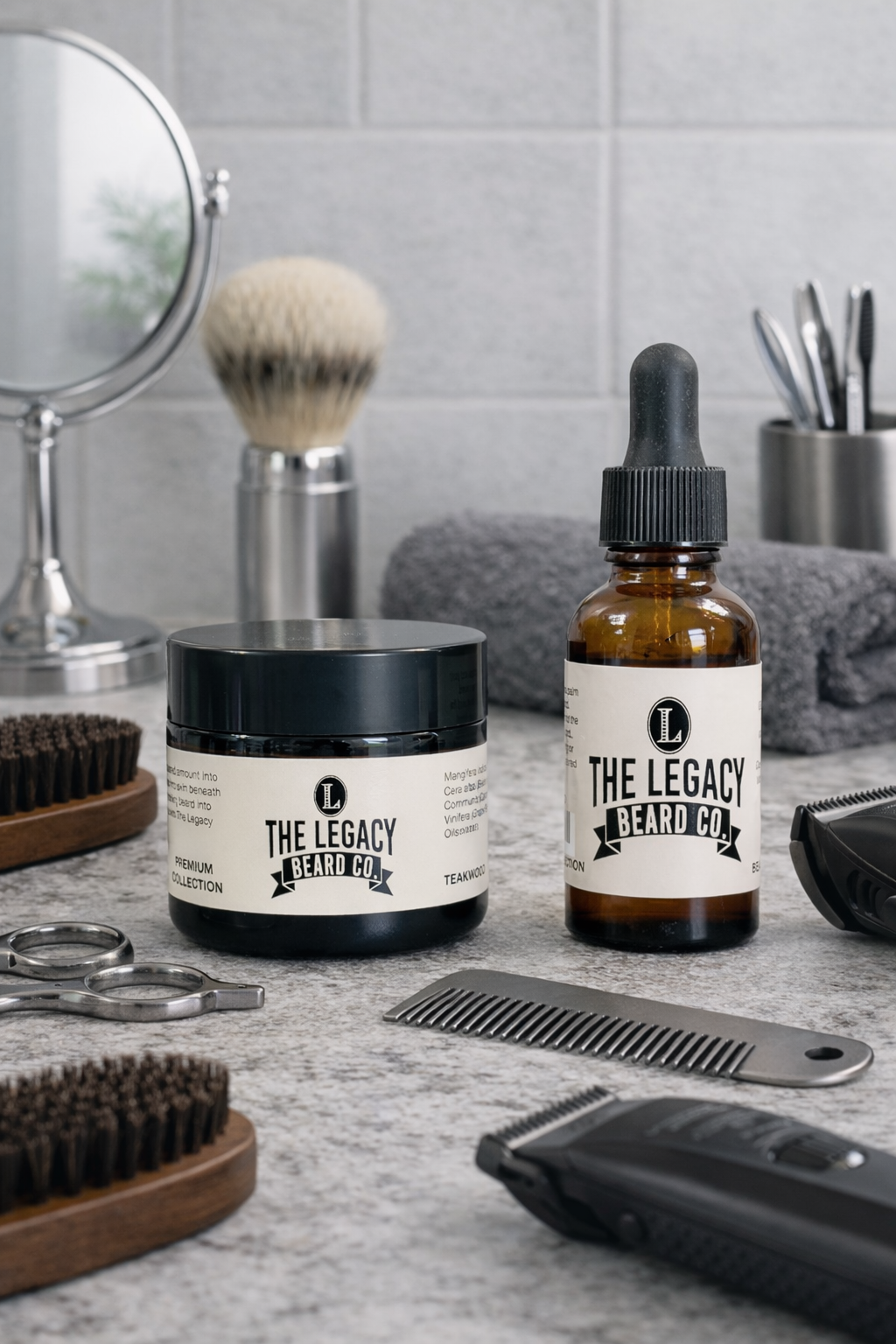 Beard Butter & Oil Bundle (Premium Collection)