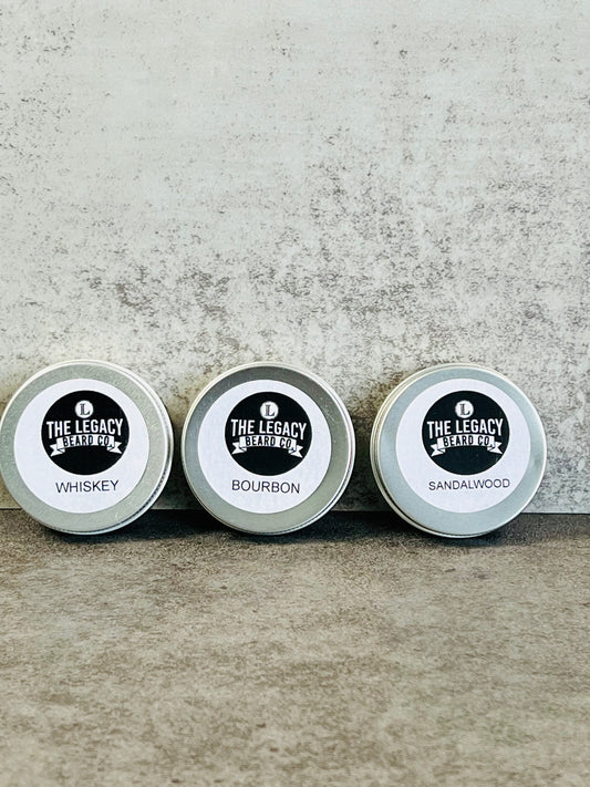Sampler containers with 3 different scents