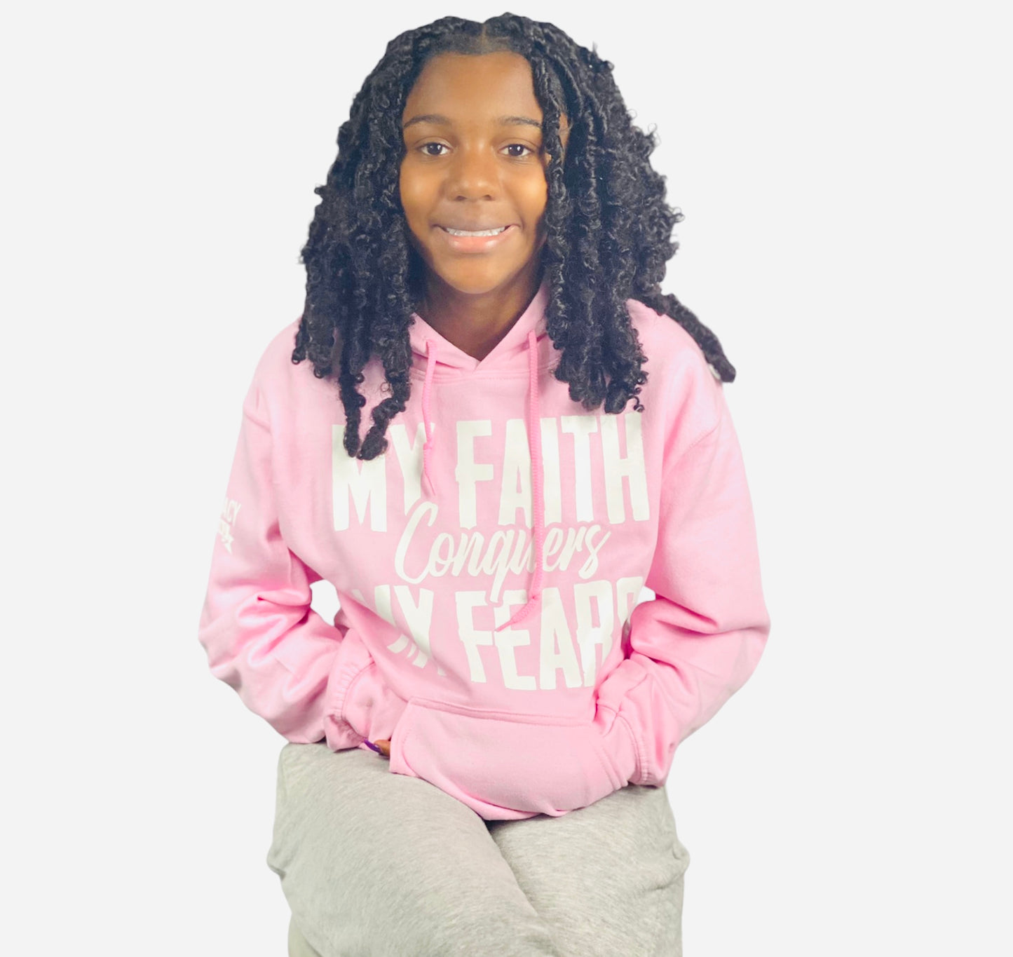 7 oz., 50% cotton, 50% polyester 1x1 ribbed cuffs...