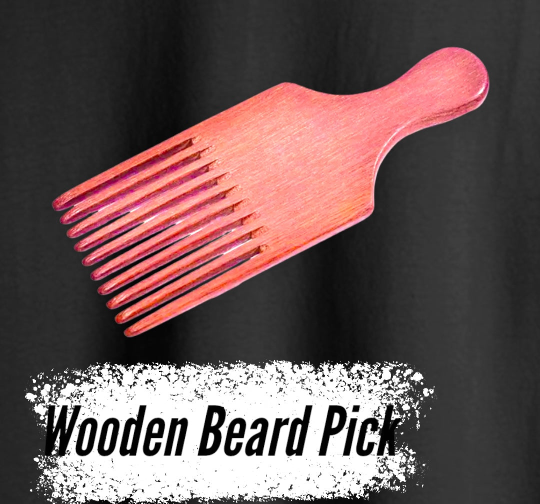 Durable and quality material: Detangling picks are made of solid and quality wooden material.
